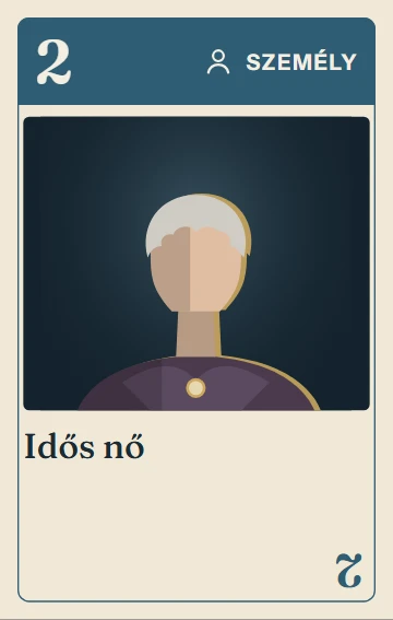 2. Idős nő – személy