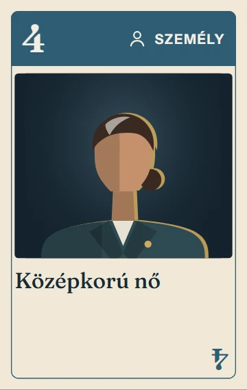 4. Középkorú nő – személy
