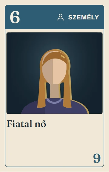 6. Fiatal nő – személy