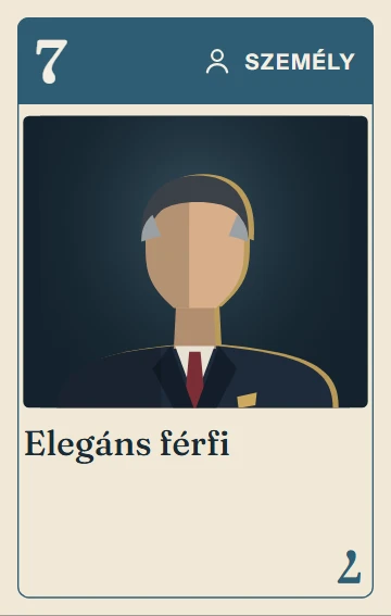 7. Elegáns férfi – személy