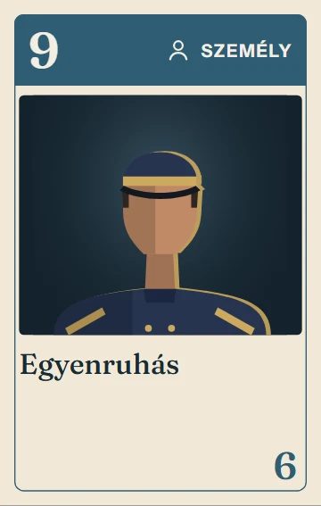 9. Egyenruhás – személy