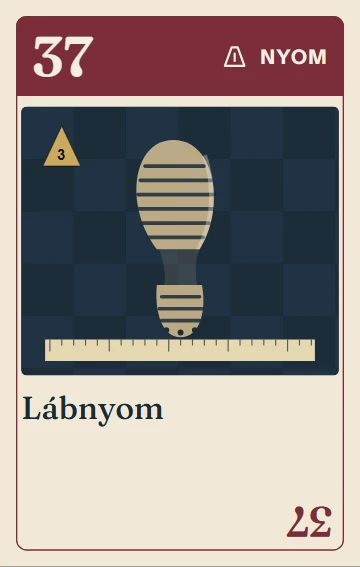 37. Lábnyom – nyom
