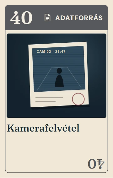 40. Kamerafelvétel – adatforrás